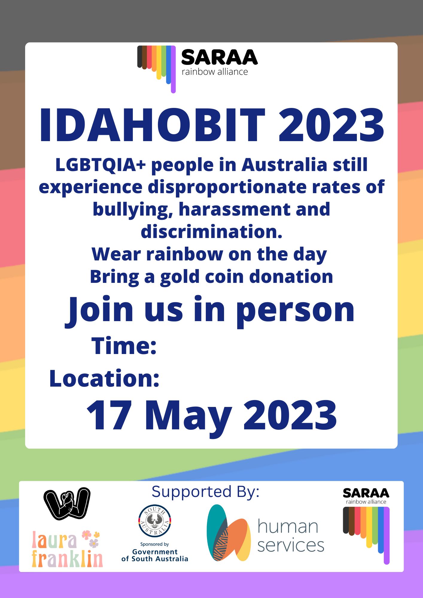 IDAHOBIT 2023 A4 Poster