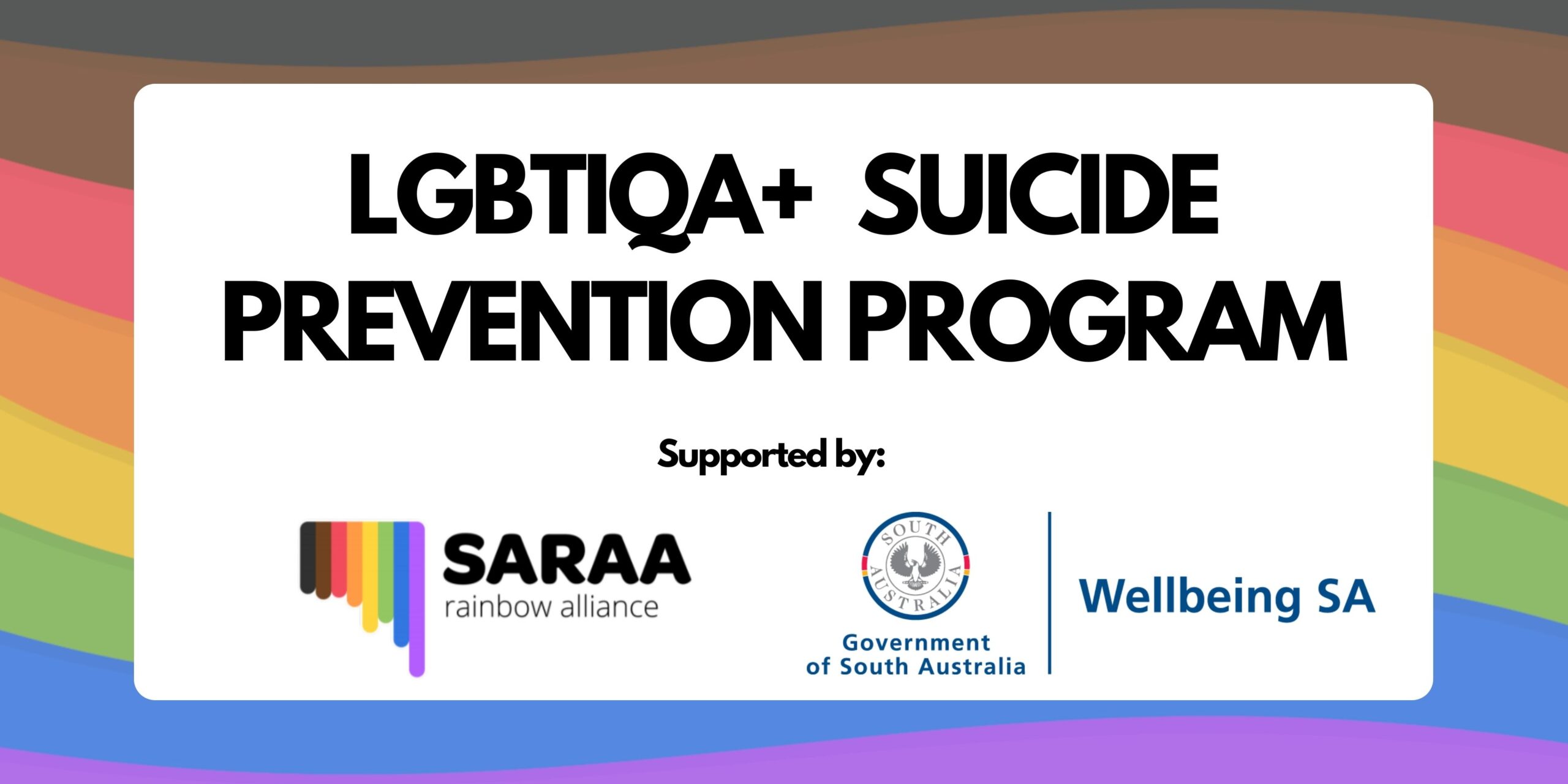 Suicide Prevention Program Banner