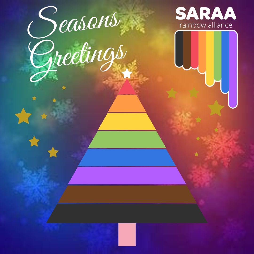 Dark Teal Chalk Tree and Stars Christmas Letterhead (Instagram Post)